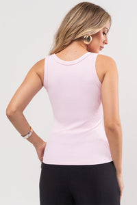 Blusa Luana Canelada - Rosa