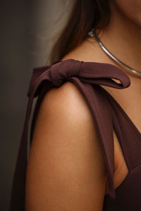 Vestido Katia Midi - Marrom