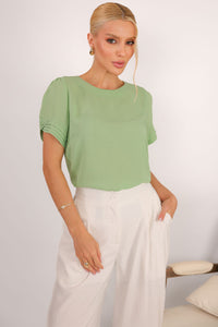 Blusa Natacha Pregas - Verde