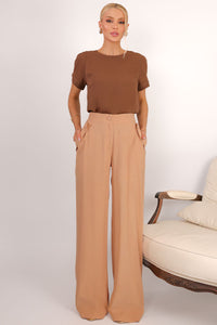 Blusa Natacha Pregas - Marrom