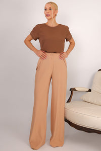 Blusa Natacha Pregas - Marrom
