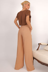 Blusa Natacha Pregas - Marrom