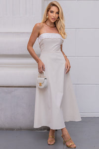 Vestido Jennifer TQC Com Guipir - Off White