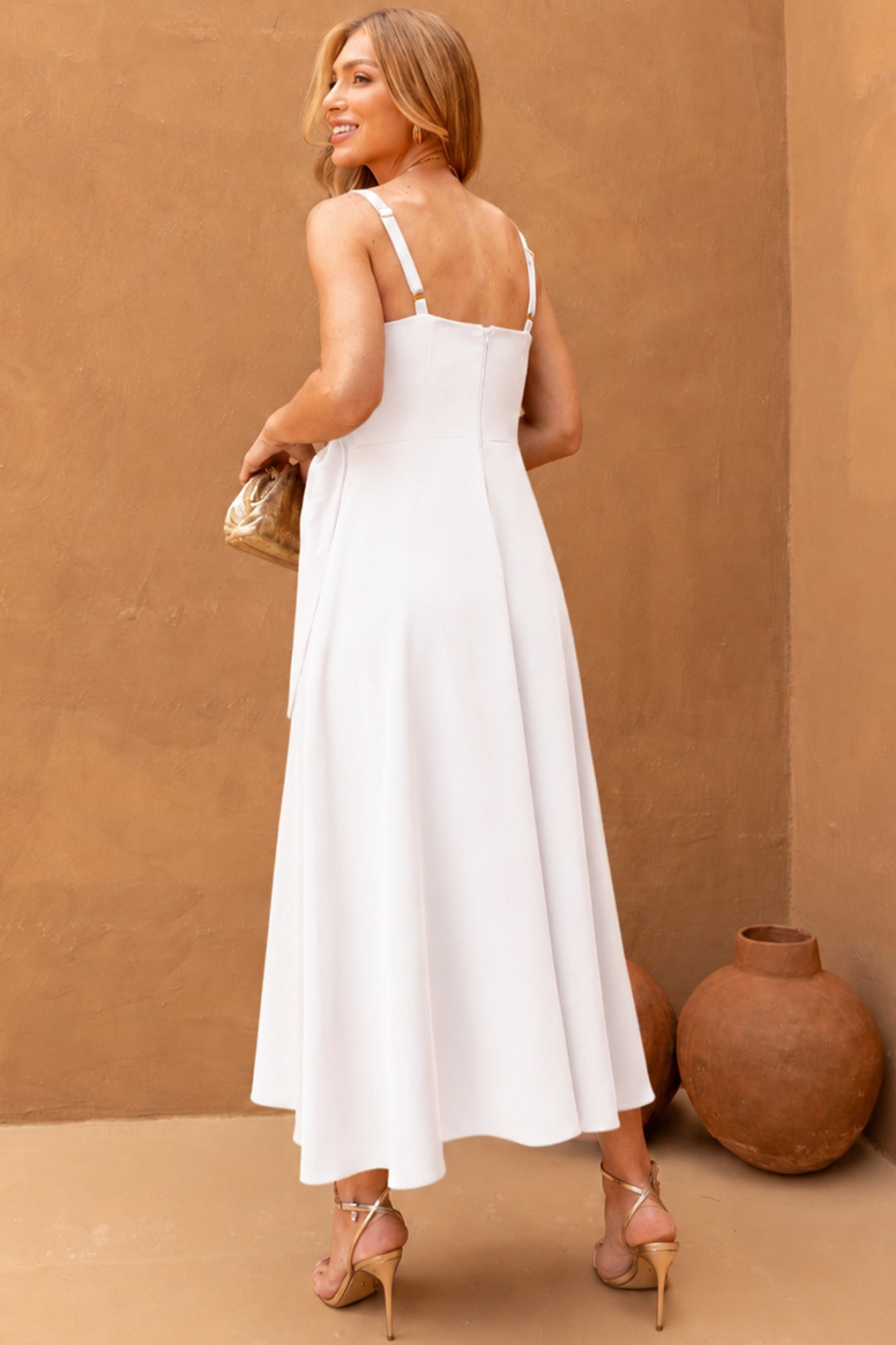 Vestido Luciana Transpassado - Off White
