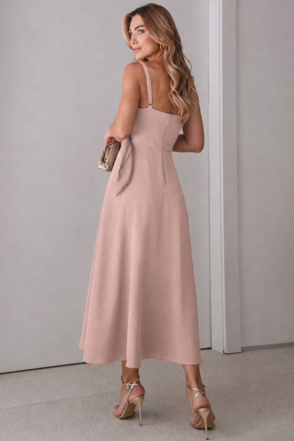 Vestido Luciana Transpassado - Rosê