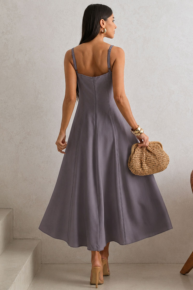 Vestido Carol Rodado - Cinza