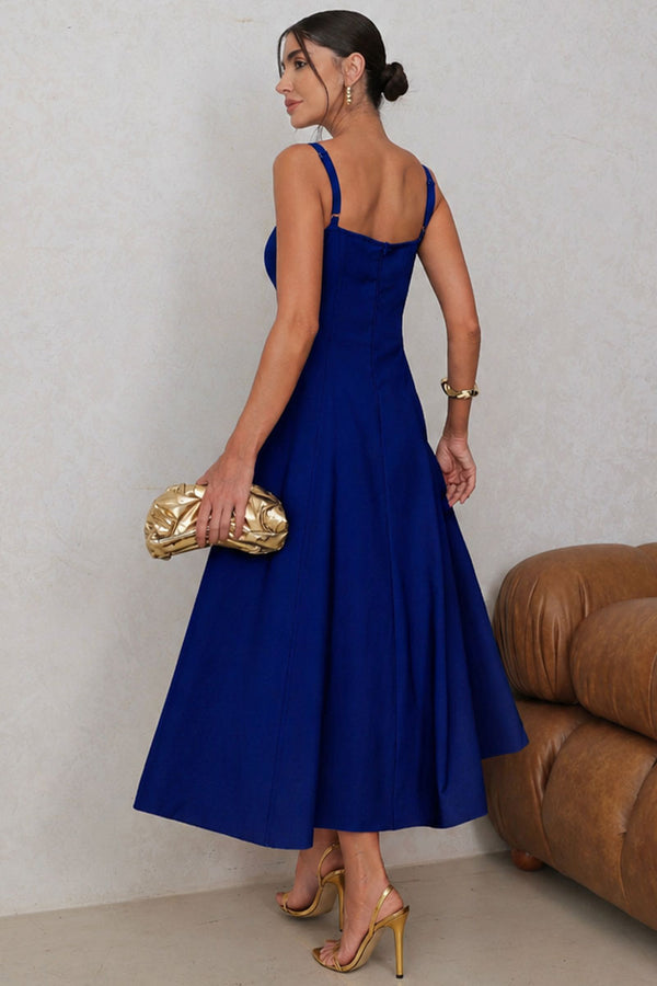 Vestido Carol Rodado - Azul