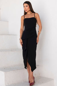 Vestido Angélica Midi - Preto