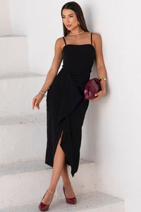 Vestido Angélica Midi - Preto