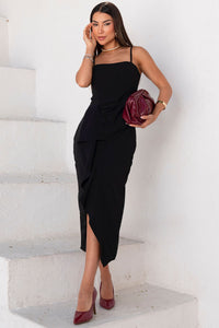 Vestido Angélica Midi - Preto