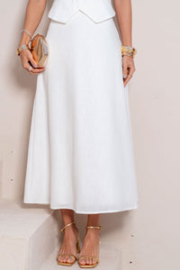 Conjunto Valentina Saia Com Colete - Off White