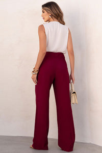 Blusa Dora Crepe Com Detalhe Botão no Ombro - Off White