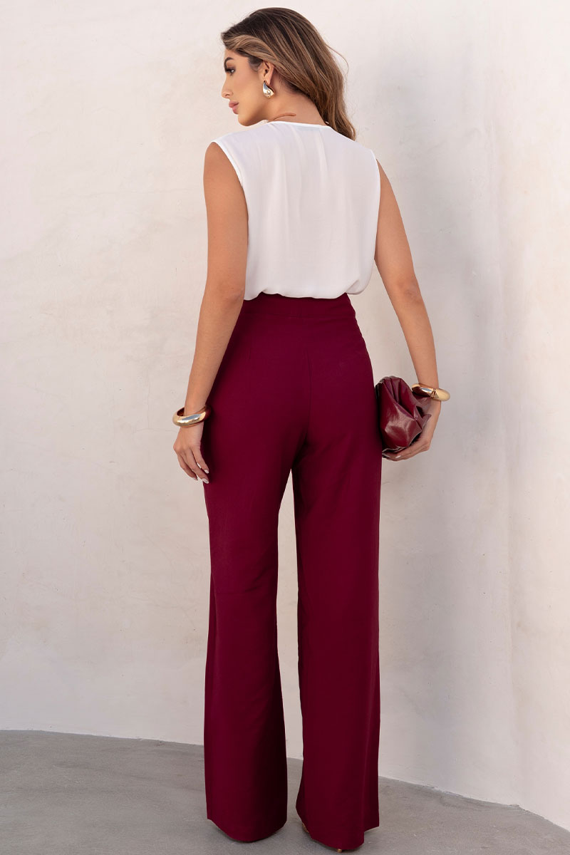 Blusa Cibele Crepe Com Detalhe Guipir - Off White