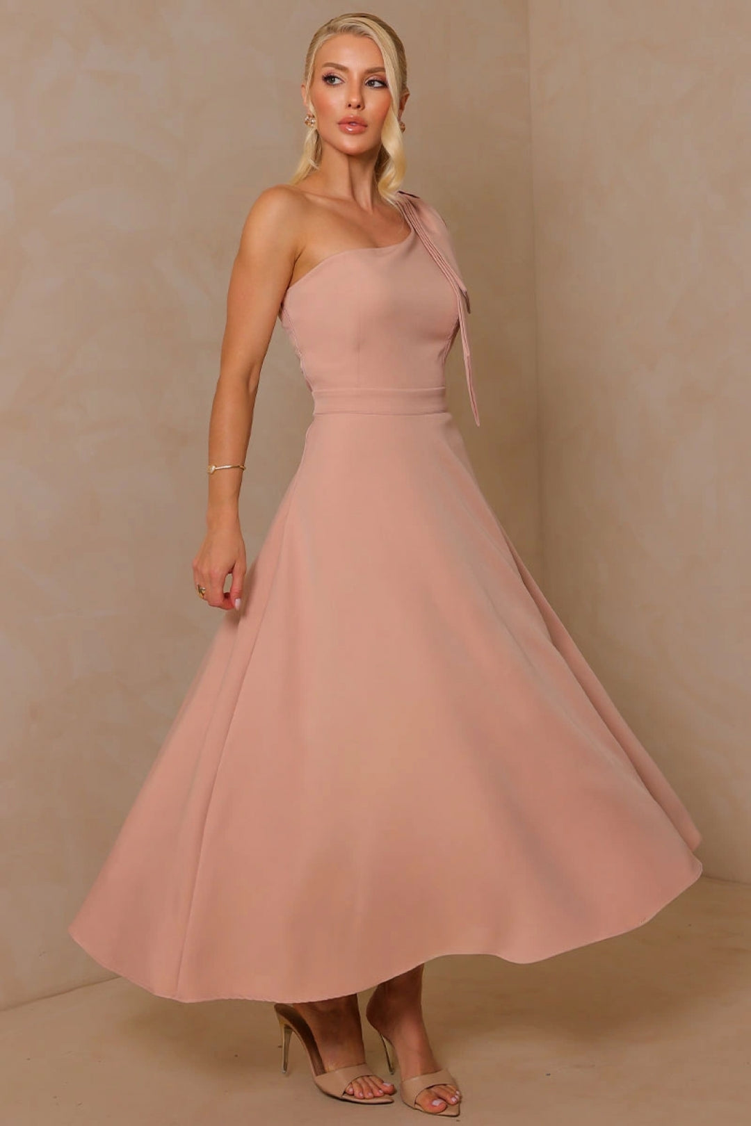 Vestido Glaucia Midi - Rose