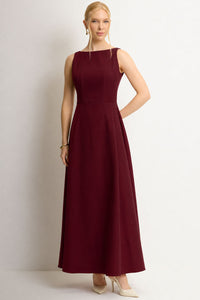Vestido Eliza Longo - Vinho
