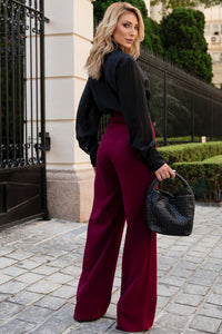 Camisa Samara Manga Longa Com Botão - Preto