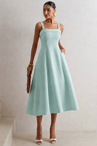 Vestido Teodora Midi - Verde Claro