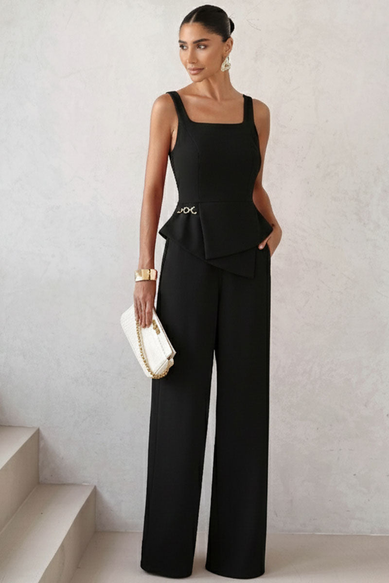 Conjunto Rute Calca e Blusa Com Zíper - Preto