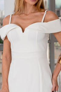 Vestido Clarita Midi - Off White