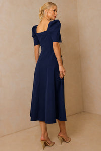 Vestido Dafny Midi - Azul Marinho