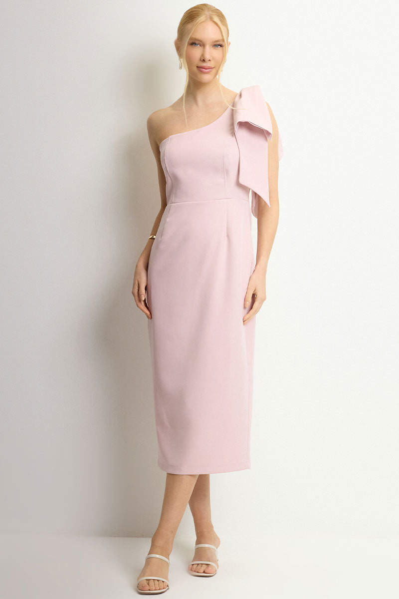 Vestido Samanta Midi - Rosa