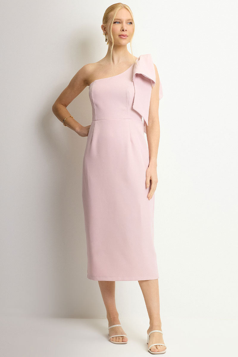 Vestido Samanta Midi - Rosa