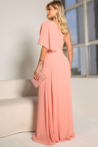 Vestido Jamile Longo Um Ombro Só - Rose