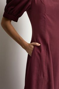Vestido Ohana Midi - Vinho