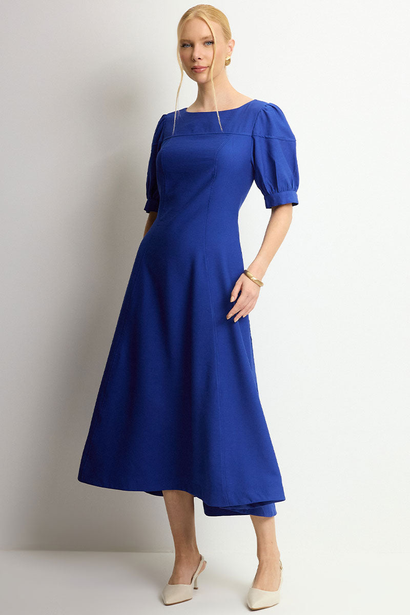 Vestido Ohana Midi - Azul Royal