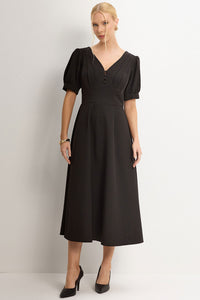 Vestido Isaura Midi - Preto