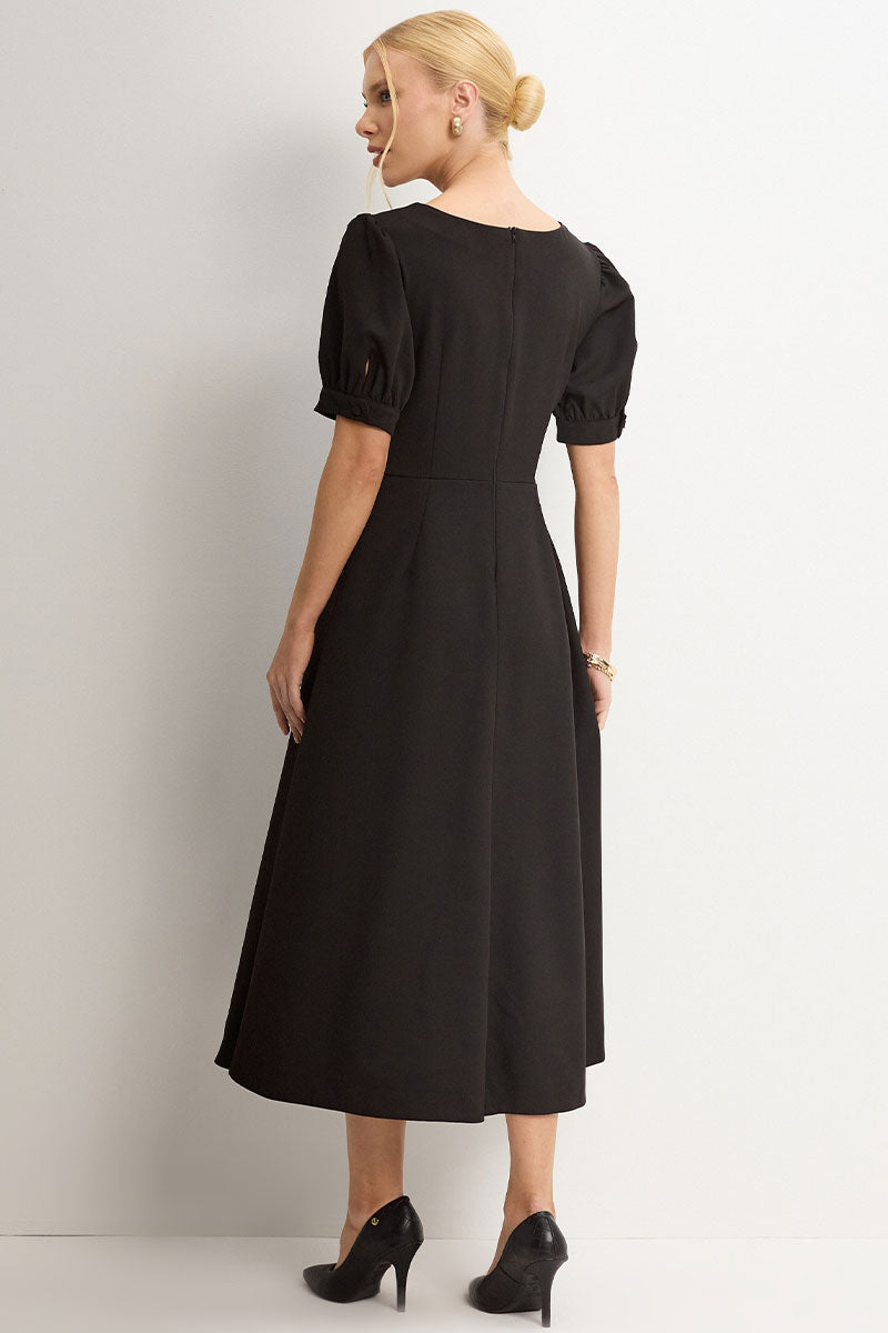 Vestido Isaura Midi - Preto
