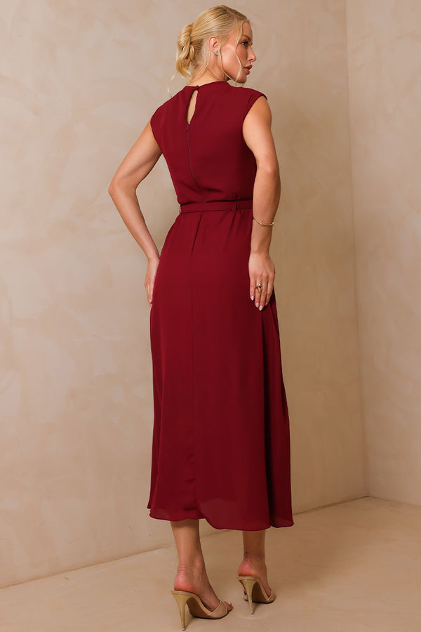 Vestido Iraci Midi - Vinho