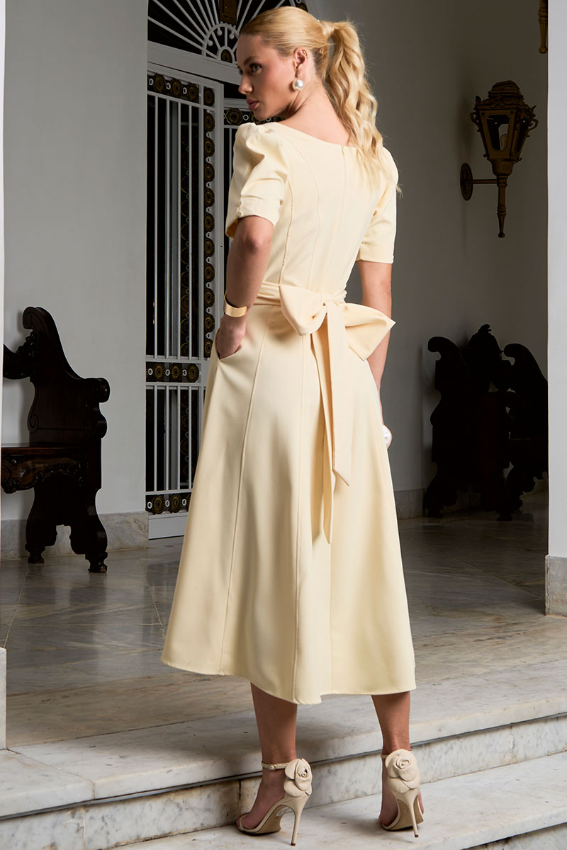 Vestido Florinda - Amarelo