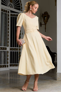 Vestido Florinda - Amarelo