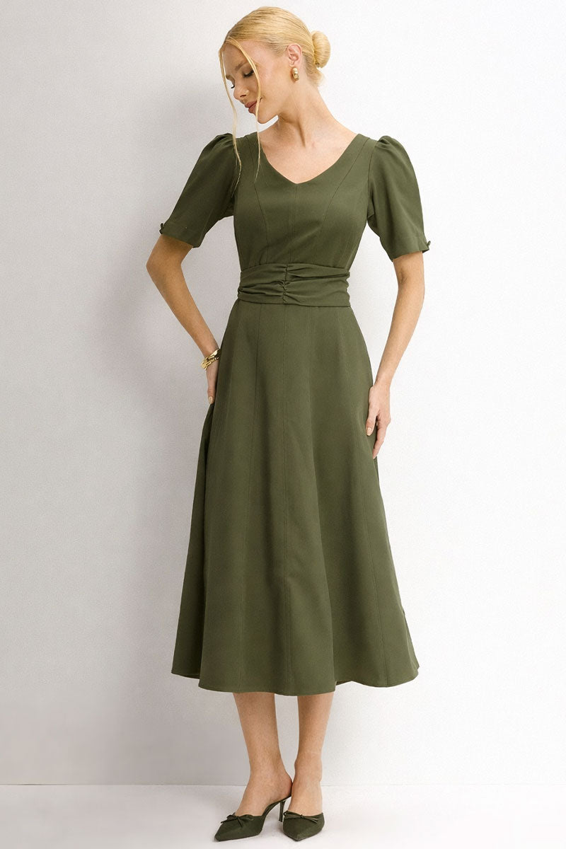 Vestido Florinda Midi - Verde