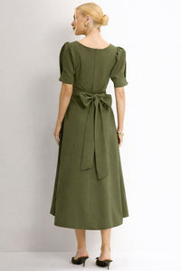 Vestido Florinda Midi - Verde