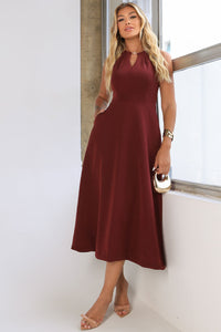 Vestido Iolanda - Vinho