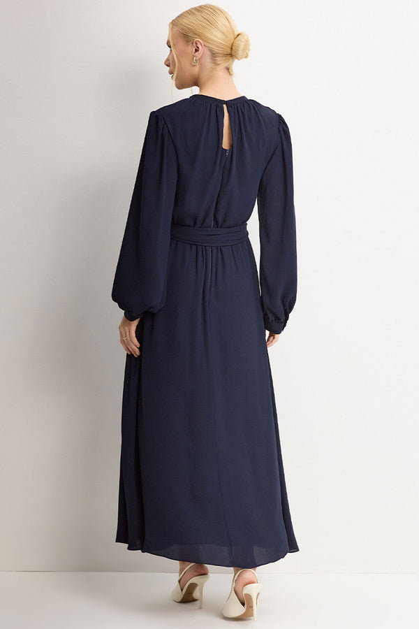 Vestido Dora Longo - Azul Marinho