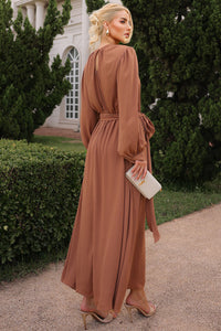 Vestido Dora Longo - Marrom