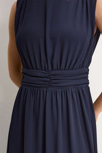 Vestido Longo Esmeralda - Azul Marinho