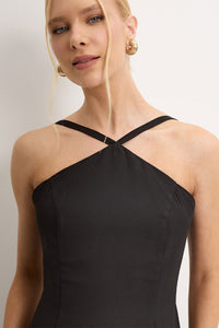 Vestido Adelaide Longo - Preto