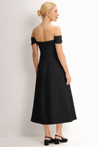 Vestido Morgana Midi - Preto