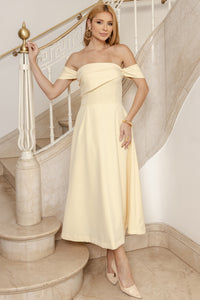 Vestido Morgana Midi - Amarelo