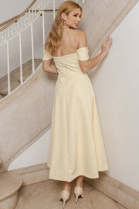 Vestido Morgana Midi - Amarelo
