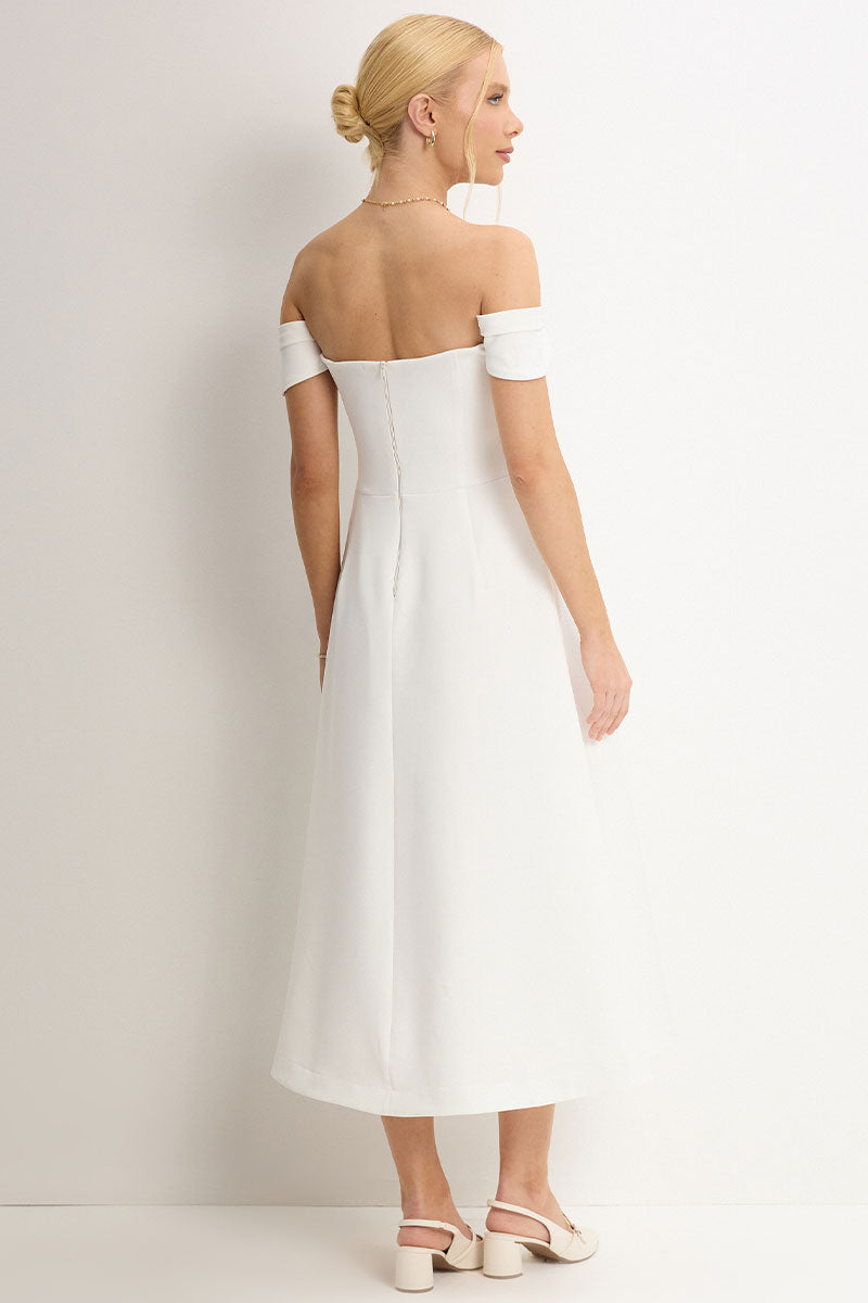 Vestido Morgana Midi - Off White