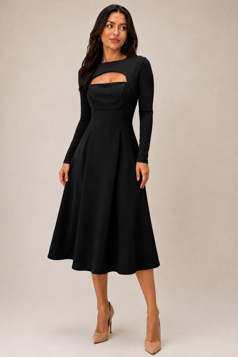 Vestido Dakota Midi - Preto