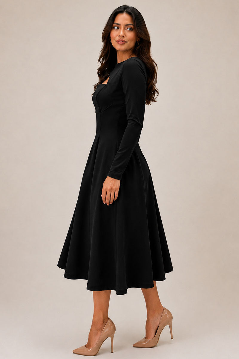 Vestido Dakota Midi - Preto