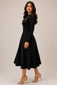 Vestido Dakota Midi - Preto
