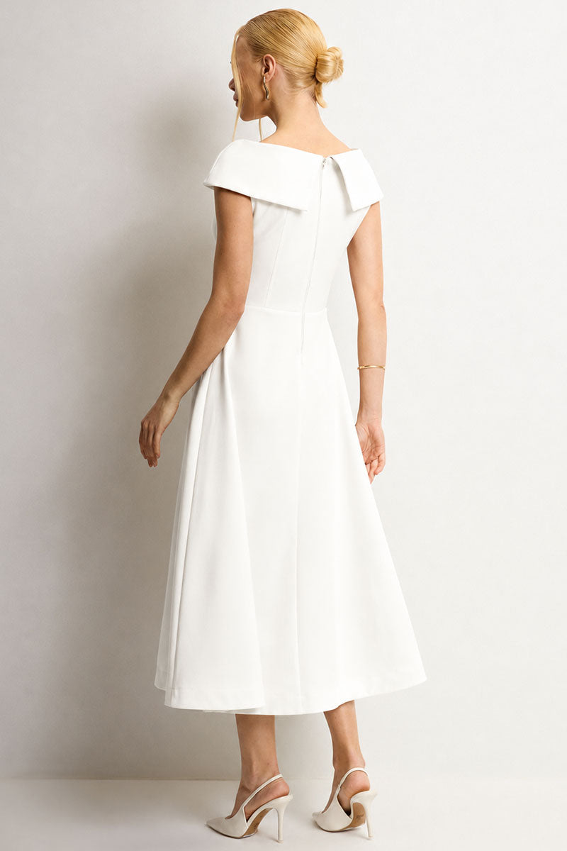 Vestido Dara Evasê - Off White