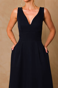 Vestido Maju Alfaiataria - Azul Marinho